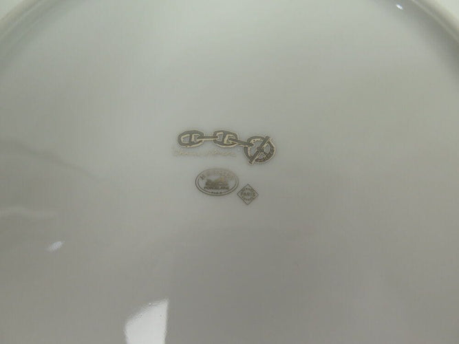 lot de 6 assiettes HERMES a diner chaine d'ancre 27cm porcelaine plate set 58 Facettes 266008