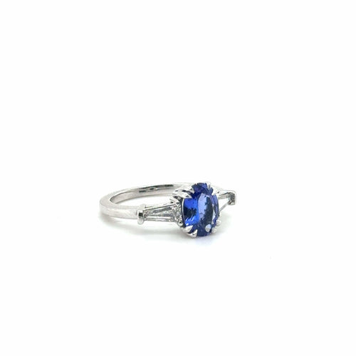 Bague 48 Bague Platine - Tanzanite et Diamants 58 Facettes 1.0002225/1