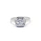 Bague 50 Solitaire or blanc diamant 58 Facettes 180104R