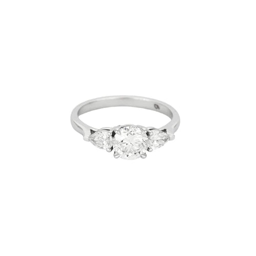 Bague 52 Bague en Or blanc et Diamant 1.04ct 58 Facettes 230323
