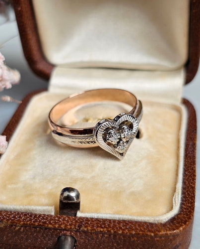 Bague 58.5 Bague Diamants Or rose 58 Facettes 473