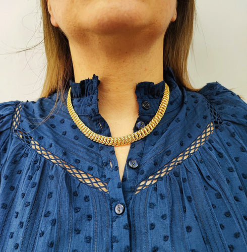 Collier Collier maille américaine OR 18K 58 Facettes COLL.US-1537