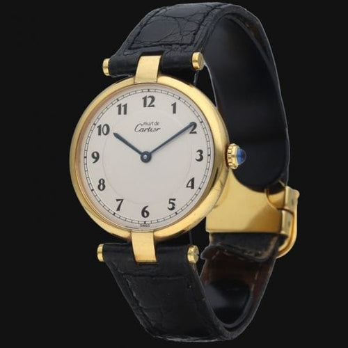 Montre Cartier Montre Must De Cartier Vermeil 58 Facettes MT41224