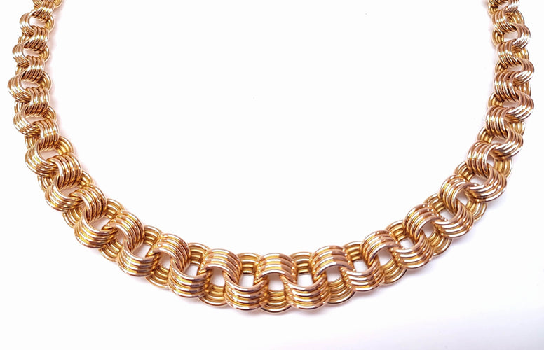 Collier Collier Or jaune massif 58 Facettes COLL.MSIF-987