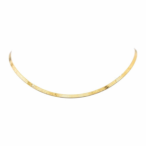 Collier Collier  Maille miroir  Or jaune 58 Facettes 4584700CN