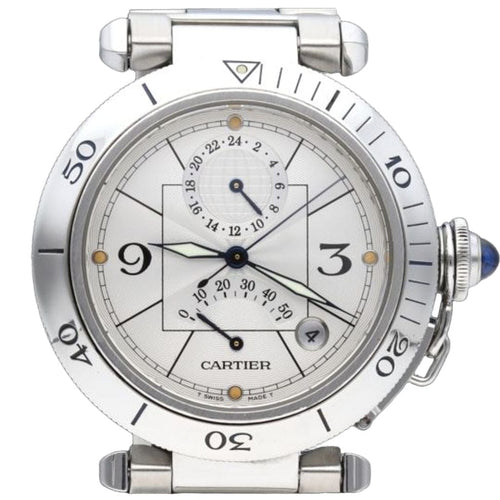 Montre Cartier Montre Pasha Gmt Power Reserve 58 Facettes MT42145