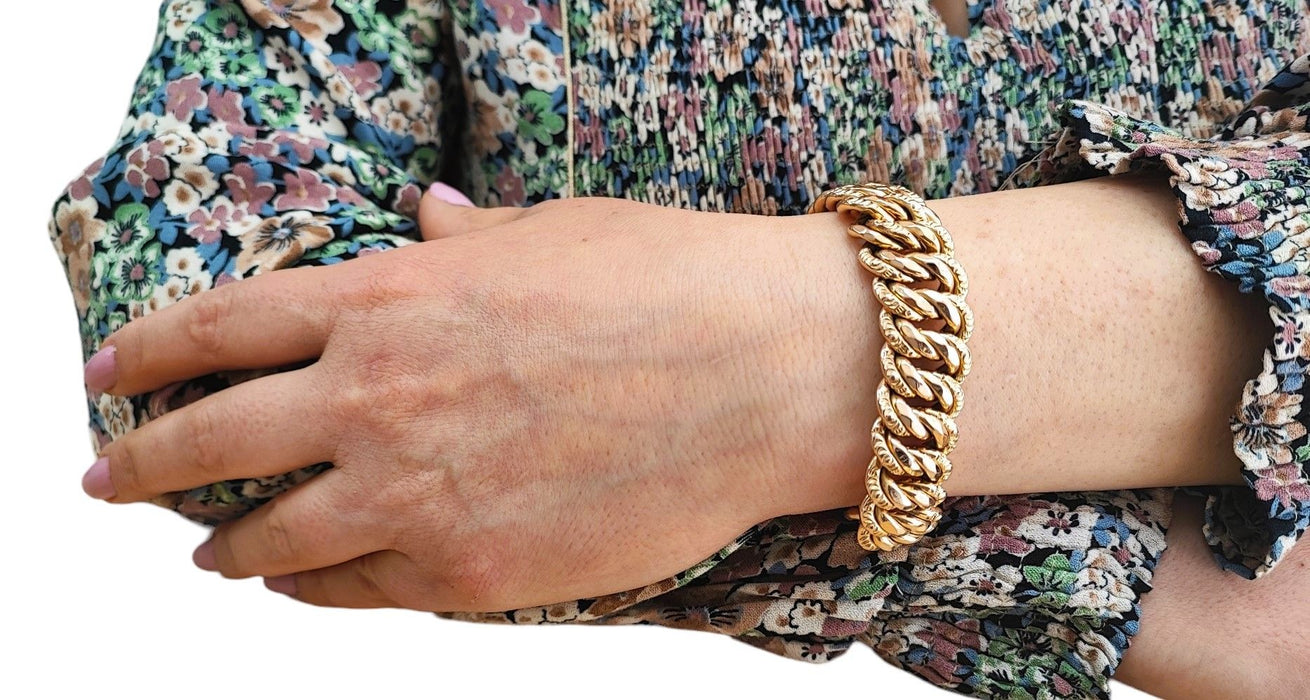 Bracciale in maglia americana