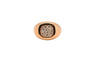 Bague 54 bague diamant en or rose 58 Facettes
