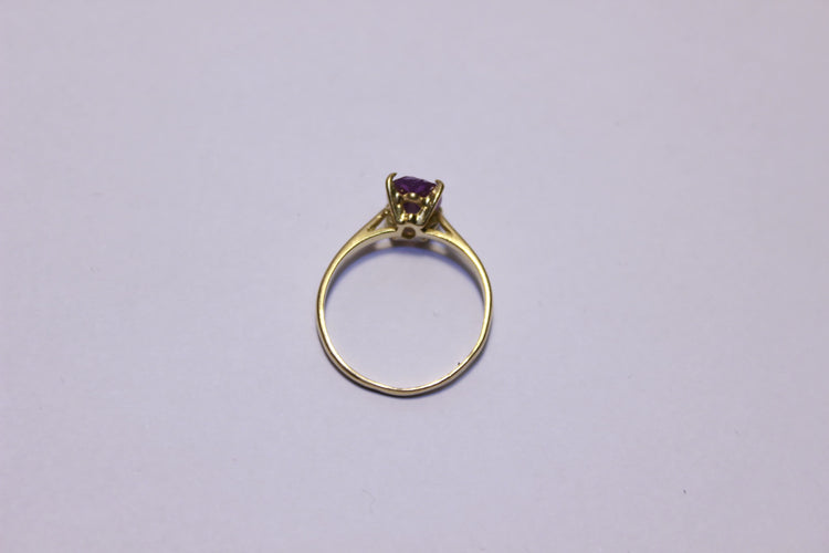 Bague 52 Bague Or Améthyste 58 Facettes