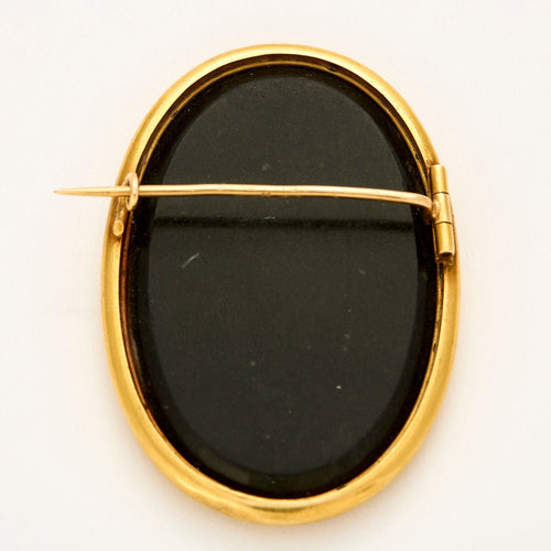 Broche Broche Ancienne Micro Mosaïque en or jaune 58 Facettes LP821