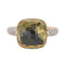 Bague 52 Pomellato Bague Nudo Or rose Prasiolite, Diamant 58 Facettes 4174060RV