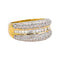 Bague 51.5 Bague  Bandeau Or jaune Diamant 58 Facettes 4659048CN