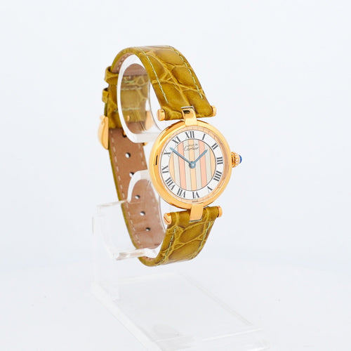 Cartier Must Vendôme - Ivory trinity dial - SM 58 Facettes