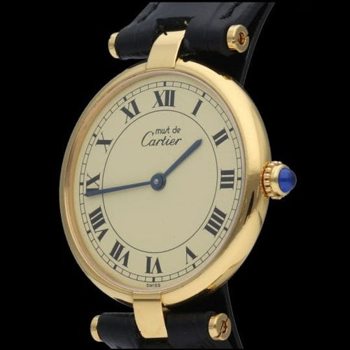 Montre Cartier Montre Must De Cartier Vermeil 58 Facettes MT41220