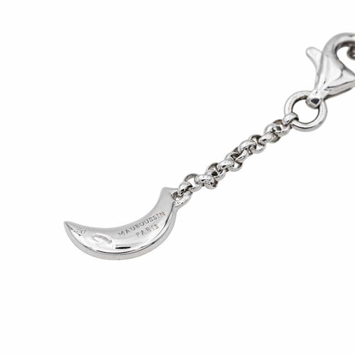 Mauboussin Accessoire Bijou de téléphone Or blanc Diamant 58 Facettes 3877259CN