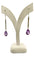 Boucles d'oreilles Boucles d’oreilles pendantes or blanc et pierres naturelles 58 Facettes
