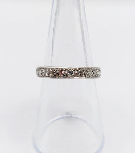 Alliance américaine Art Déco Platine et 0,66 carats de diamants 58 Facettes A06233