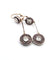Boucles d'oreilles Boucles d'oreilles anciennes bas de gamme en or et diamants 58 Facettes