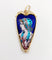 Pendentif Pendentif Art Nouveau Limoges or jaune, plaque émaillée jeune fille (circa 1910) 58 Facettes A06386