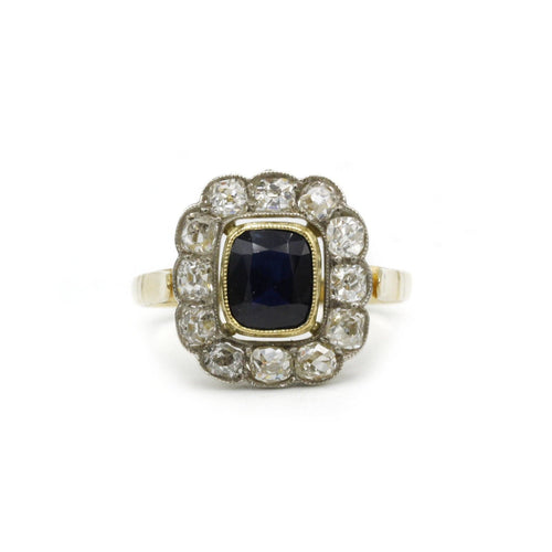 Bague 55 Bague or, saphir et diamants 58 Facettes 1047