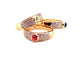 3 rings in 18-carat yellow gold, natural diamonds and precious stones 