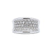 Bague 53 Bague or blanc diamants 58 Facettes 220451R