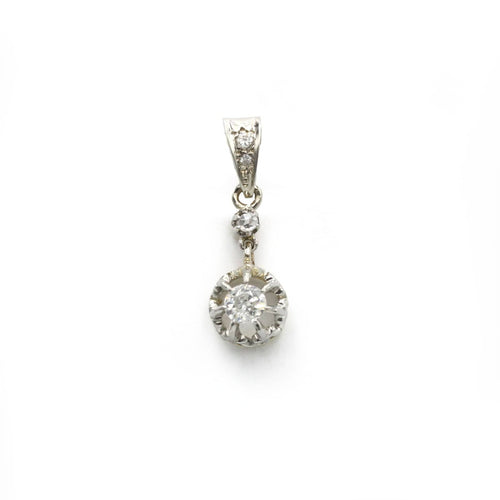 Pendentif Pendentif Ancien - Or, Platine & Diamants 58 Facettes 250374R