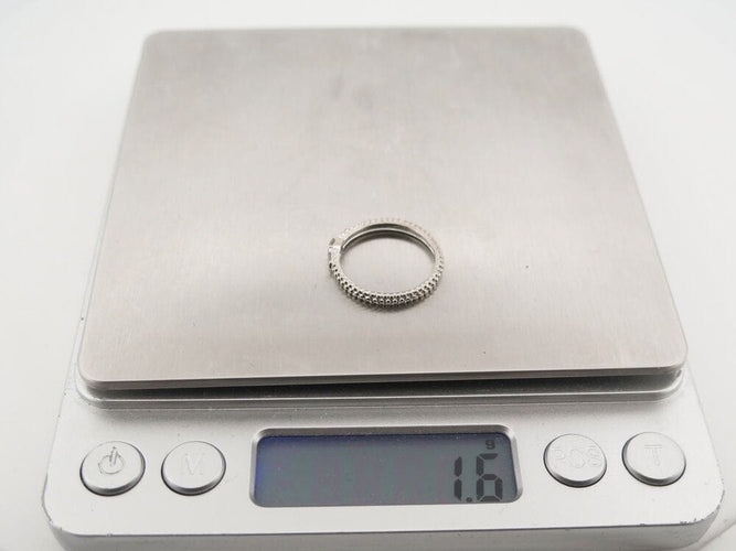 Bague 52 bague MAUBOUSSIN alliance amour je t aime t52 diamants & or blanc 58 Facettes 265858