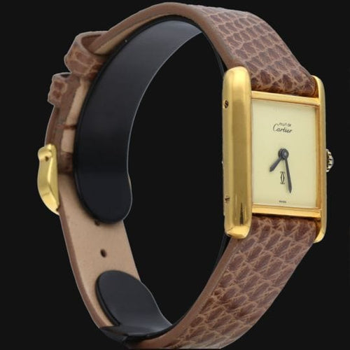 Montre Cartier Montre Tank Vermeil 58 Facettes MT42169