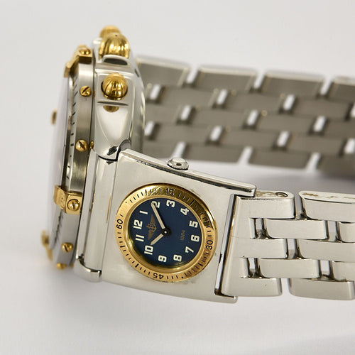 Montre BREITLING - Chronomat - Montre en acier et acier doré à boitier rond à mouvement automatique 58 Facettes B250201