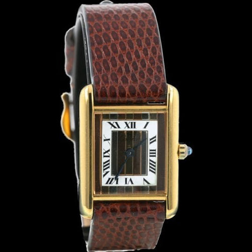 Montre Cartier Montre Tank Vermeil 58 Facettes MT42403