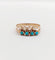 Bague 56.5 Bague antique or rose 18k perles et turquoises (circa 1900) 58 Facettes A05999