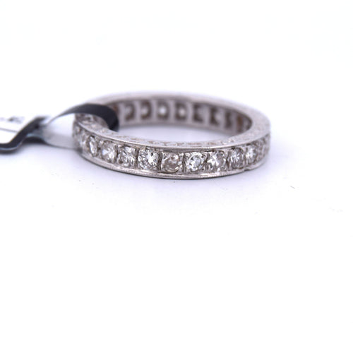 Bague 53 Bague en or blanc et diamants Veretta 58 Facettes