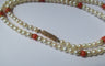 Collier Collier choker or rose perles de culture Akoya corail 58 Facettes