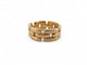 Bague 53 bague CARTIER panthere maillons t53 en or jaune 18k 9.8 gr  link 58 Facettes 270225