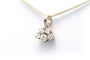 Pendentif Pendentif or blanc diamants 58 Facettes B279