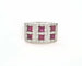 Bague Bague en or blanc sertie de rubis et de diamants 58 Facettes 10833