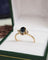Bague 53 Bague or jaune, Saphir, Diamants 58 Facettes 693