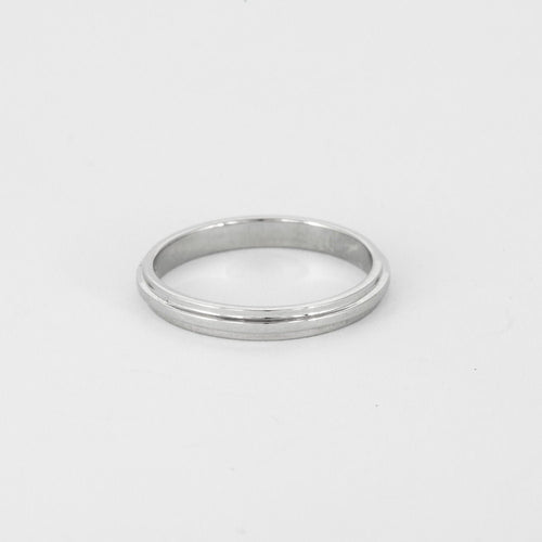 Bague 55 MELLERIO - Alliance préférence - platine 58 Facettes J1PT290-0055