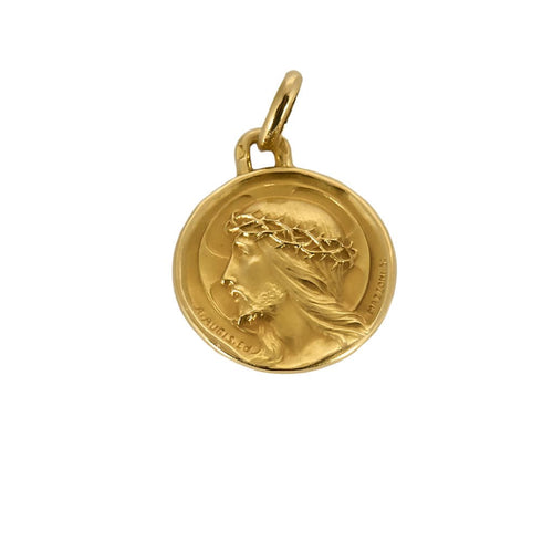 Pendentif AUGIS - Médaille religieuse or jaune 58 Facettes CAL2281