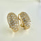 Boucles d'oreilles BOUCLES D'OREILLES PAVAGE DIAMANTS OR JAUNE 18K 58 Facettes 0