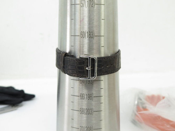 Montre montre HERMES arceau ar7.710 41 mm acier bracelet croco automatique 58 Facettes 268183