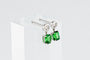 Boucles d'oreilles Pendants d'oreilles grenat tsavorite 58 Facettes 196349