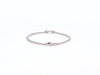 Bracelet bracelet DINH VAN impression 15 or blanc 18k diamants 0.2 ct en 58 Facettes 265173