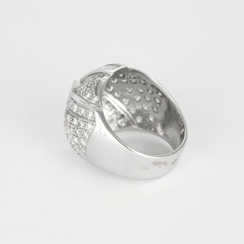 Bague 56 Bague dôme diamants 58 Facettes