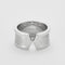 Bague 52 CARTIER - Bague double C or blanc 58 Facettes