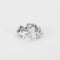 Bague 50 MELLERIO - Graphic - bague or blanc et diamants 58 Facettes J1WG470-DD50