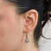 Boucles d'oreilles Boucles d'oreilles dormeuses Art Déco motif fleur 58 Facettes M8616