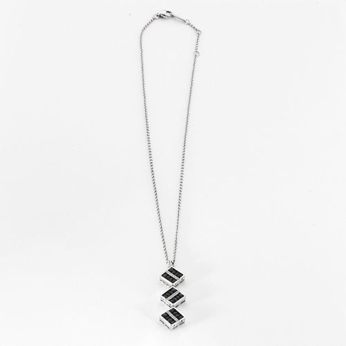 Collier Collier or blanc saphirs 58 Facettes LP275/1