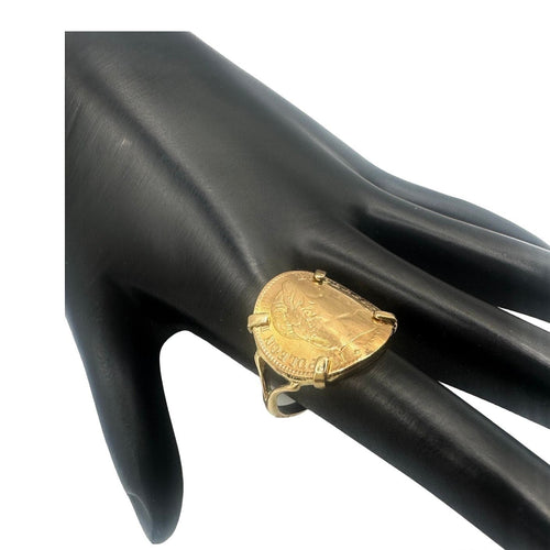Bague 58 Bague pièce 10 francs Napoléon III 58 Facettes